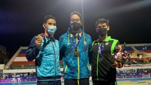 Patrick Groters wins gold as Caribbean athletes shine in the pool at Junior Pan Am Games