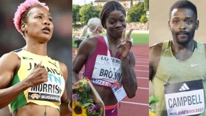 Natasha Morrison, Amoi Brown victorious, Campbell and Gayle also on the podium in Italy