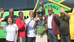 JAMECO Equipment donates 27-seater bus to Jamaica Football Federation