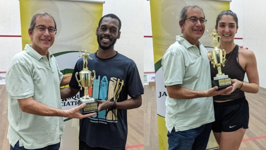 Julian Morrison, Mary Mahfood retain Jamaica national senior squash titles