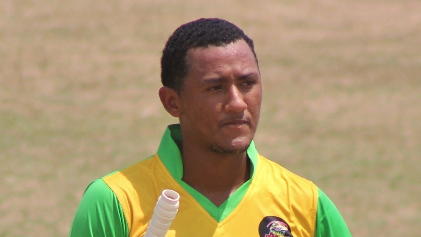 Guyana Harpy Eagles batsman scored his maiden first-class century.