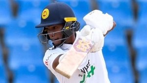 Sri Lanka reach 113-1 against West Indies at stumps on rain-shortened first day of second Test