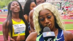 &#039;I like her personality&#039; - Fraser-Pryce not bothered by American Richardson expressing herself