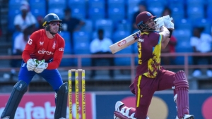 Brandon King made 82* for the West Indies in the second T20I on Thursday.