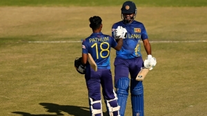 Pathum Nissanka and Dimuth Karunaratne put on 190 for the first wicket.