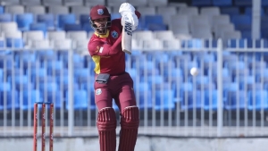 Brandon King made 64 for the West Indies and formed a 129-run opening partnership with Johnson Charles.