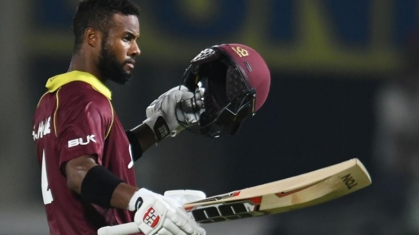 Hope&#039;s 115 in vain as West Indies lose second ODI by two wickets to India
