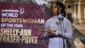 Fraser-Pryce wins the Laureus Sportswoman of the Year Award for 2022.
