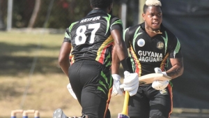 Classy Hetmyer ton eases Guyana Jaguars past Windward Volcanoes - sets up Super50 final clash with T&amp;T Red Force