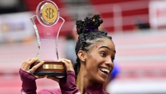 It was all about the comeback for Texas A&amp;M&#039;s Tyra Gittens, who puts NCAA pentathlon record on notice