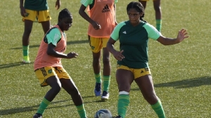 Members of Jamaica&#039;s team at last year&#039;s Concacaf U17 Women&#039;s Championship.
