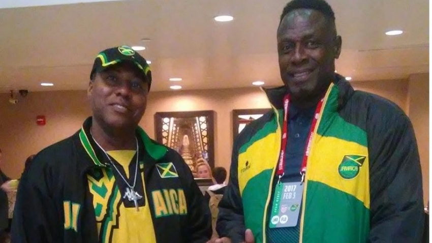 Waite (right) has been replaced as Reggae Boyz assistant coach,