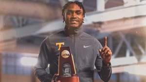 Pinnock wins Long Jump title at NCAA Indoor Track and Field Championships