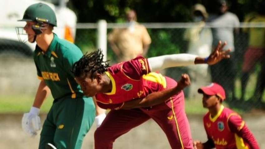 South Africa U19s take 2-1 series lead over West Indies U19s with one-wicket win in St. Vincent