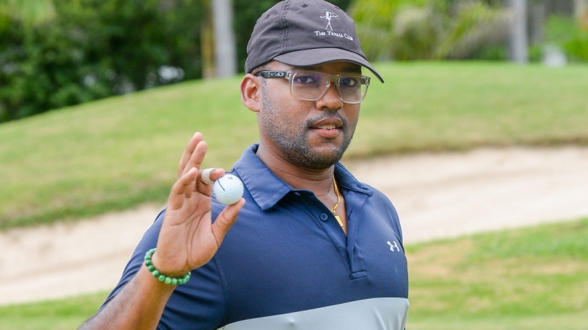William Knibbs wins Constant Spring Golf Classic by five strokes in trying conditions