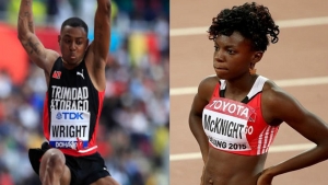 T&amp;T athletes Wright, McKnight and coach out of Olympics after testing positive for COVID-19
